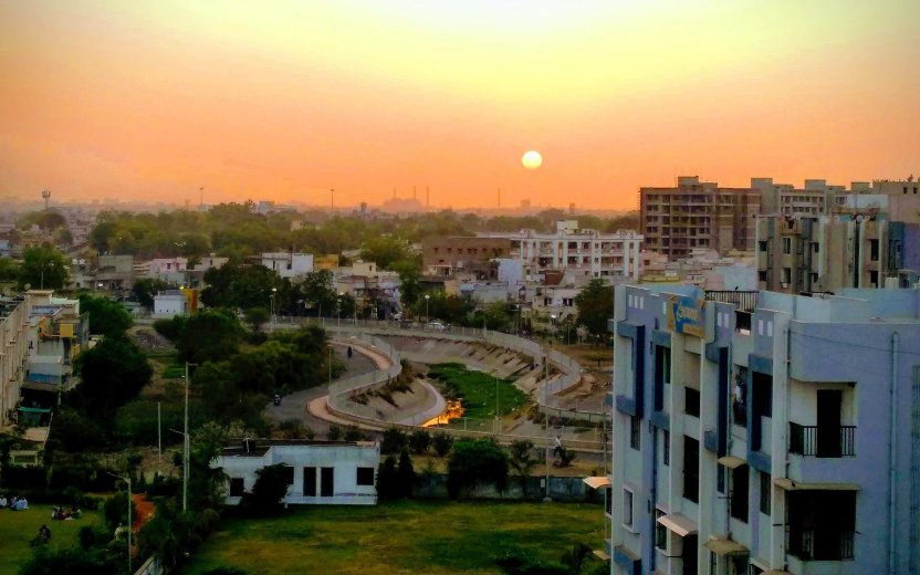 Sunset in Ahmedabad