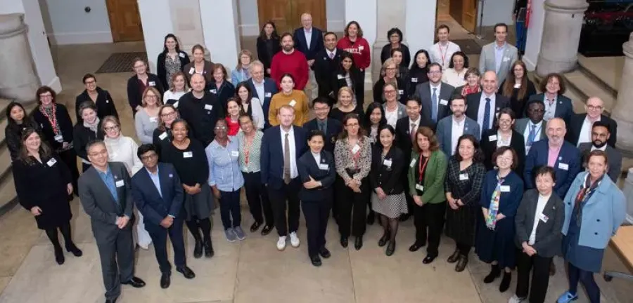 Group image taken from above.