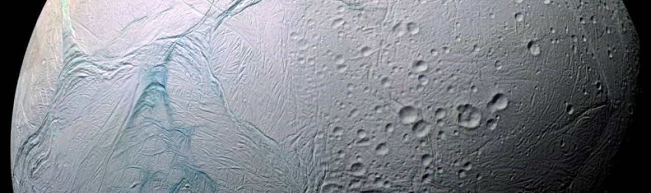 Overview of Enceladus, a moon of Saturn