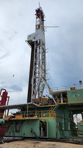 Geothermal drilling rig